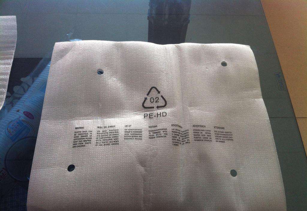 印刷珍珠棉袋子样